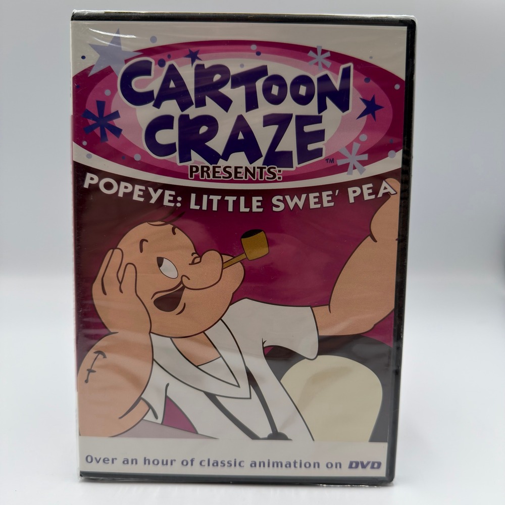 Cartoon Craze Presents Popeye Little Swee' Pea DVD 10 Episodes Classic Animation